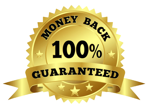 100 percent money back guaranteed